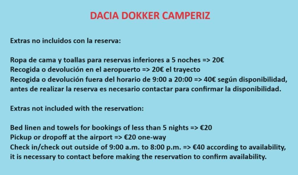 Hotel Dacia Dokker Camperiz PMI Zewnętrze zdjęcie